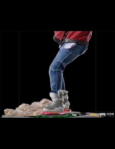 IRON STUDIOS - Ritorno al Futuro Marty McFly on Hoverboard 1/10 statua