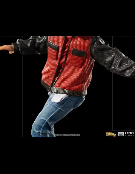 IRON STUDIOS - Ritorno al Futuro Marty McFly on Hoverboard 1/10 statua