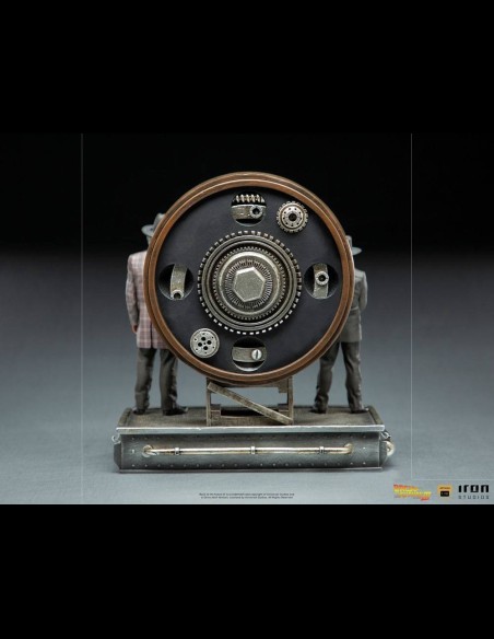 IRON STUDIOS - Back to the Future III Deluxe Art Scale Statue 1/10 Marty and Doc at the Clock 30 cm