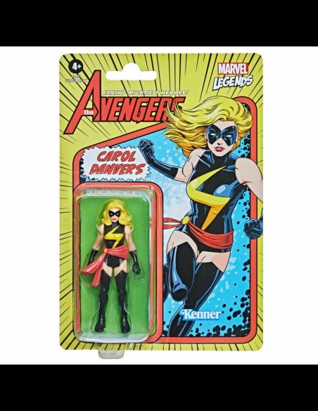 HASBRO - Retro Ms. Marvel Carol Danvers Marvel Legends 15 cm.