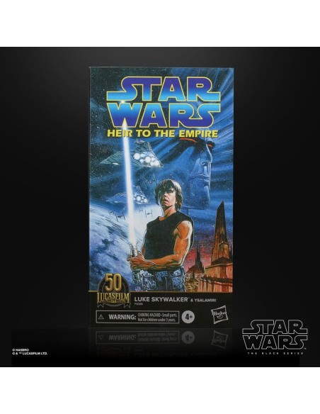 HASBRO - Star Wars  Black Series Lucasfilm 50th Ann. Action Figure 2021 Luke Skywalker & Ysalamiri 15 cm