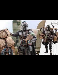 HOT TOYS DELUXE - Star Wars: The Mandalorian - Deluxe The Mandalorian and Grogu 1:6 Scale Figure Set