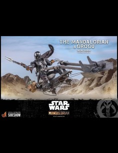 HOT TOYS DELUXE - Star Wars: The Mandalorian - Deluxe The Mandalorian and Grogu 1:6 Scale Figure Set 2