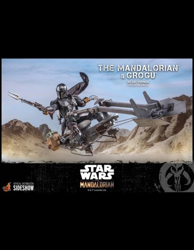 HOT TOYS DELUXE - Star Wars: The Mandalorian - Deluxe The Mandalorian and Grogu 1:6 Scale Figure Set