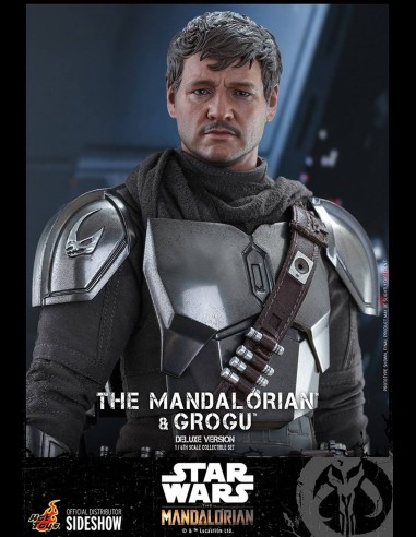 HOT TOYS DELUXE - Star Wars: The Mandalorian - Deluxe The Mandalorian and Grogu 1:6 Scale Figure Set