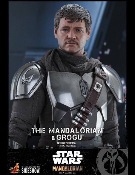 HOT TOYS DELUXE - Star Wars: The Mandalorian - Deluxe The Mandalorian and Grogu 1:6 Scale Figure Set