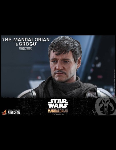 HOT TOYS DELUXE - Star Wars: The Mandalorian - Deluxe The Mandalorian and Grogu 1:6 Scale Figure Set