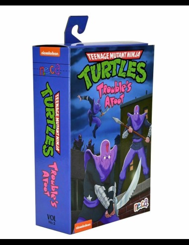 NECA - TMNT Cartoon Foot Soldier DLX A.Figure