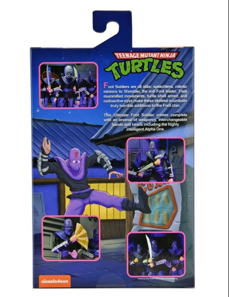 NECA - TMNT Cartoon Foot Soldier DLX A.Figure