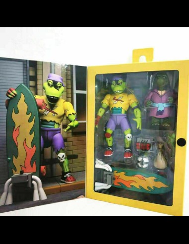 NECA - TMNT Cartoon Ninja Turtles Mondo Gecko Ultimate A.Figure