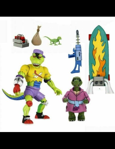 NECA - TMNT Cartoon Ninja Turtles Mondo Gecko Ultimate A.Figure