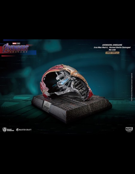BEAST KINGDOM - Avengers: Endgame Iron Man Mark 50 Battle Damaged Helmet