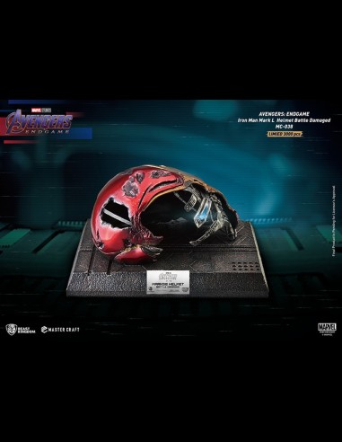 BEAST KINGDOM - Avengers: Endgame Iron Man Mark 50 Battle Damaged Helmet