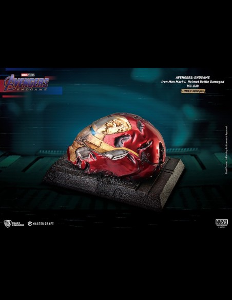 BEAST KINGDOM - Avengers: Endgame Iron Man Mark 50 Battle Damaged Helmet