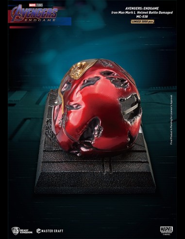 BEAST KINGDOM - Avengers: Endgame Iron Man Mark 50 Battle Damaged Helmet