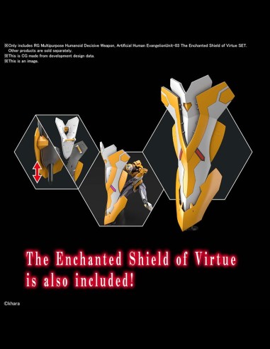 BANDAI - RG NGE Eva Unit 03 Enchanted Shield Set 1/144