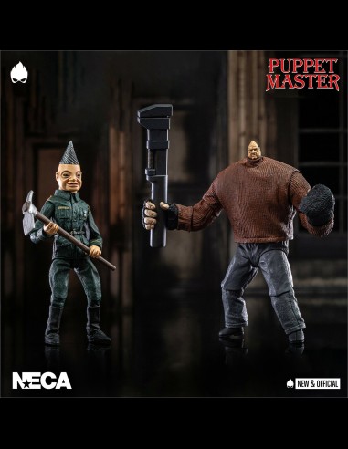 NECA - Puppet Master Ultimate Pinhead - Tunneler - Blade - Torch A.Figure set completo