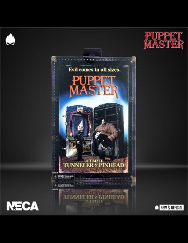 NECA - Puppet Master Ultimate Pinhead - Tunneler - Blade - Torch A.Figure set completo