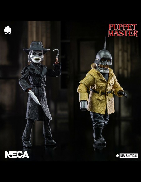 NECA - Puppet Master Ultimate Pinhead - Tunneler - Blade - Torch A.Figure set completo