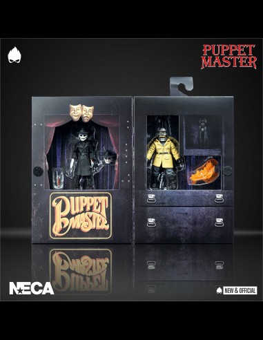 NECA - Puppet Master Ultimate Pinhead - Tunneler - Blade - Torch A.Figure set completo