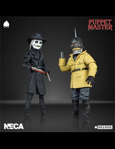 NECA - Puppet Master Ultimate Pinhead - Tunneler - Blade - Torch A.Figure set completo