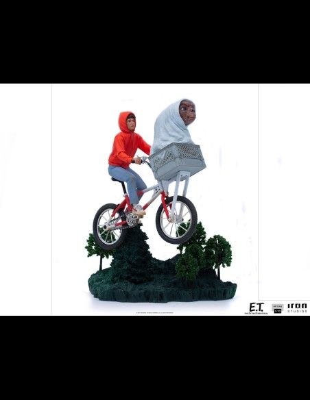 IRON STUDIOS - E.T. Extraterrestre Art Scale Statue 1/10 E.T. & Elliot 24 cm