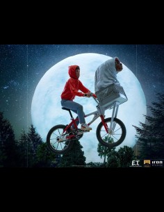 IRON STUDIOS DELUXE - E.T. Extraterrestre Deluxe Art Scale Statue 1/10 E.T. & Elliot 27 cm