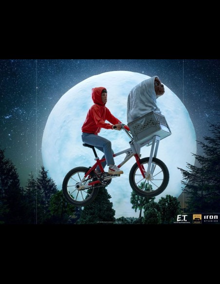 IRON STUDIOS DELUXE - E.T. Extraterrestre Deluxe Art Scale Statue 1/10 E.T. & Elliot 27 cm
