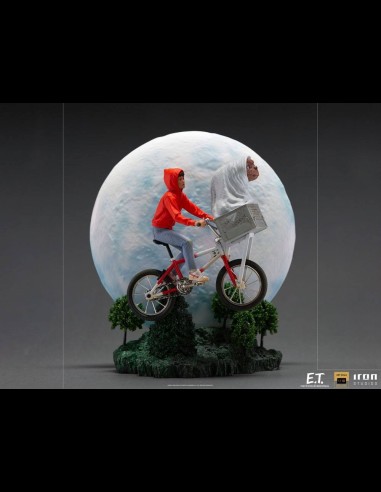 IRON STUDIOS DELUXE - E.T. Extraterrestre Deluxe Art Scale Statue 1/10 E.T. & Elliot 27 cm