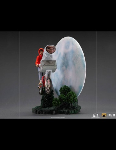 IRON STUDIOS DELUXE - E.T. Extraterrestre Deluxe Art Scale Statue 1/10 E.T. & Elliot 27 cm