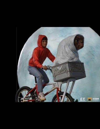 IRON STUDIOS DELUXE - E.T. Extraterrestre Deluxe Art Scale Statue 1/10 E.T. & Elliot 27 cm