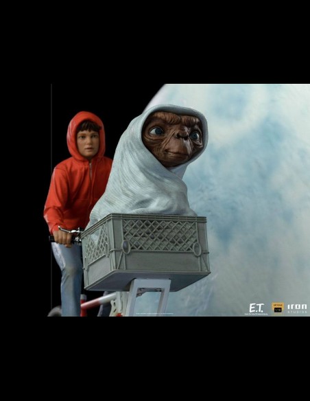 IRON STUDIOS DELUXE - E.T. Extraterrestre Deluxe Art Scale Statue 1/10 E.T. & Elliot 27 cm