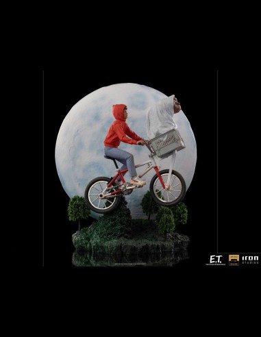 IRON STUDIOS DELUXE - E.T. Extraterrestre Deluxe Art Scale Statue 1/10 E.T. & Elliot 27 cm