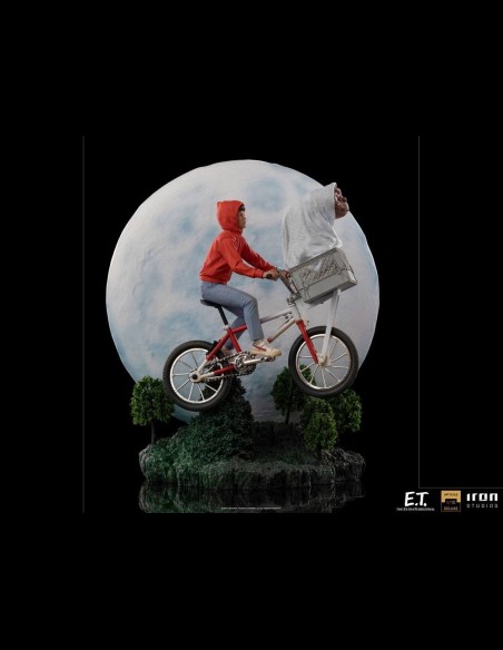 IRON STUDIOS DELUXE - E.T. Extraterrestre Deluxe Art Scale Statue 1/10 E.T. & Elliot 27 cm