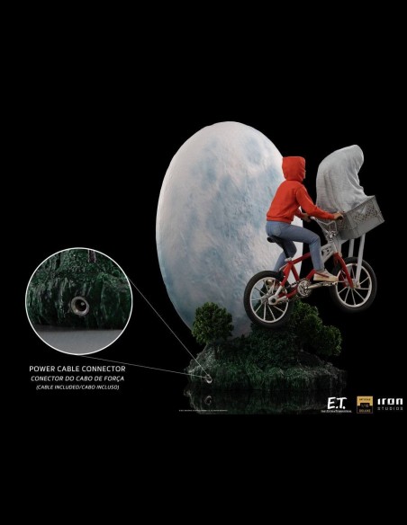 IRON STUDIOS DELUXE - E.T. Extraterrestre Deluxe Art Scale Statue 1/10 E.T. & Elliot 27 cm