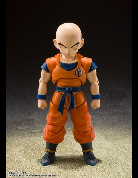 BANDAI -Dragonball Z Krillin Crilin Earth Strong Man SH Figuarts