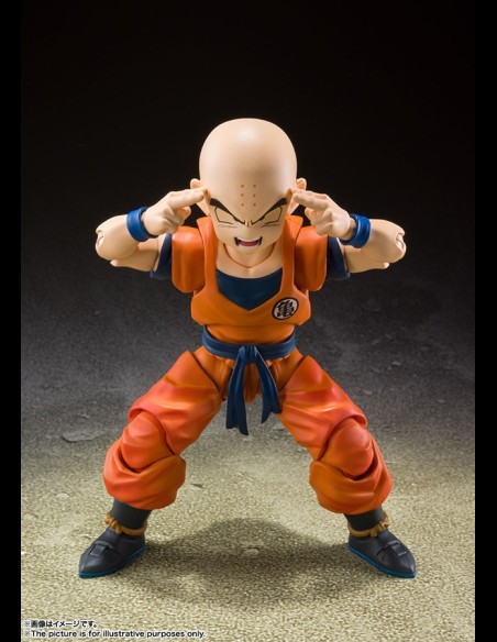BANDAI -Dragonball Z Krillin Crilin Earth Strong Man SH Figuarts