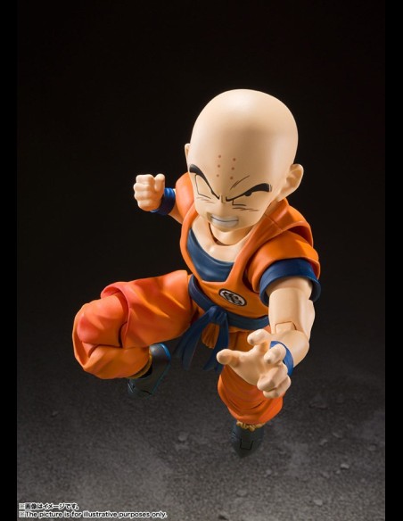 BANDAI -Dragonball Z Krillin Crilin Earth Strong Man SH Figuarts
