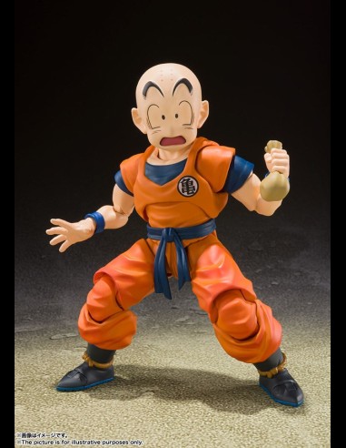 BANDAI -Dragonball Z Krillin Crilin Earth Strong Man SH Figuarts