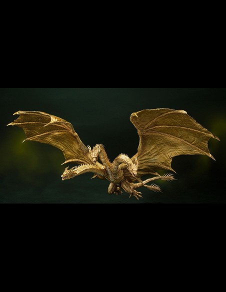 BANDAI - Godzilla: King of the Monsters S.H. MonsterArts Action Figure King Ghidorah (Special Color Ver.) 25