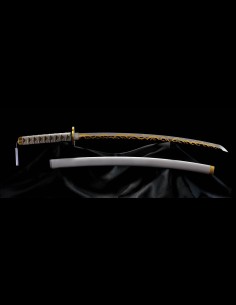 BANDAI - Demon Slayer: Kimetsu no Yaiba Proplica Replica 1/1 Nichirin Sword (Zenitsu Agatsuma) 88 cm 2