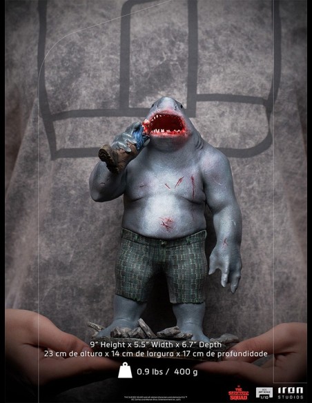 IRON STUDIOS - The Suicide Squad BDS Art Scale Statue 1/10 King Shark 23 cm