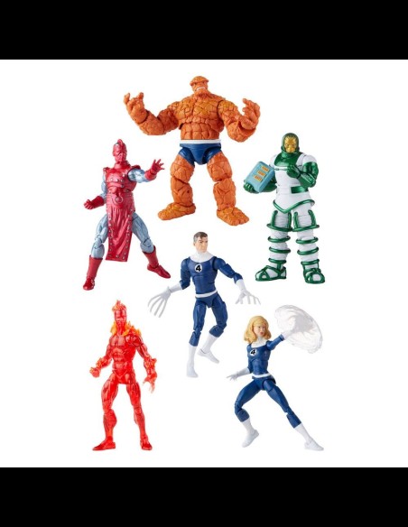 HASBRO - Marvel Legends Retro Collection Action Figures 15 cm Fantastic Four 2021 Wave 1
