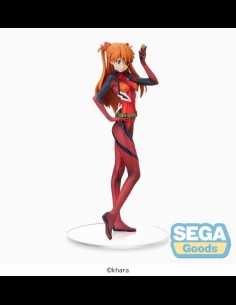 SEGA - Evangelion 3.0 + 1.0 Asuka Shikinami Langley Super Premium Statua 2