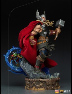 IRON STUDIOS - Thor Unleashed Deluxe Art Statua 2