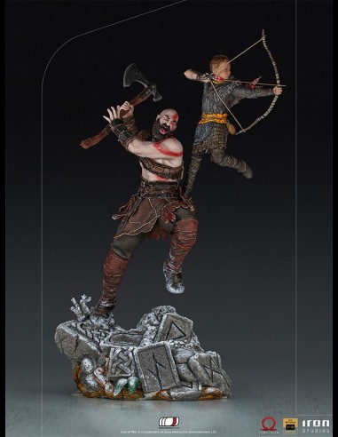 IRON STUDIOS - God of War Kratos & Atreus 1/10 Art Scale Statua