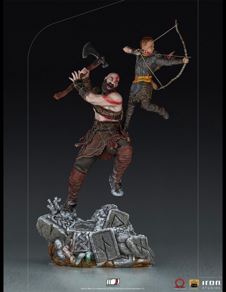 IRON STUDIOS - God of War Kratos & Atreus 1/10 Art Scale Statua