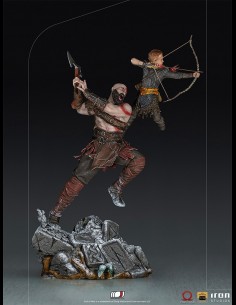 IRON STUDIOS - God of War Kratos & Atreus 1/10 Art Scale Statua 2
