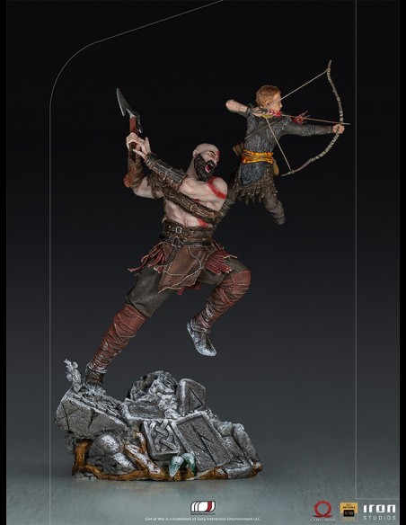 IRON STUDIOS - God of War Kratos & Atreus 1/10 Art Scale Statua