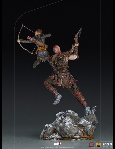 IRON STUDIOS - God of War Kratos & Atreus 1/10 Art Scale Statua